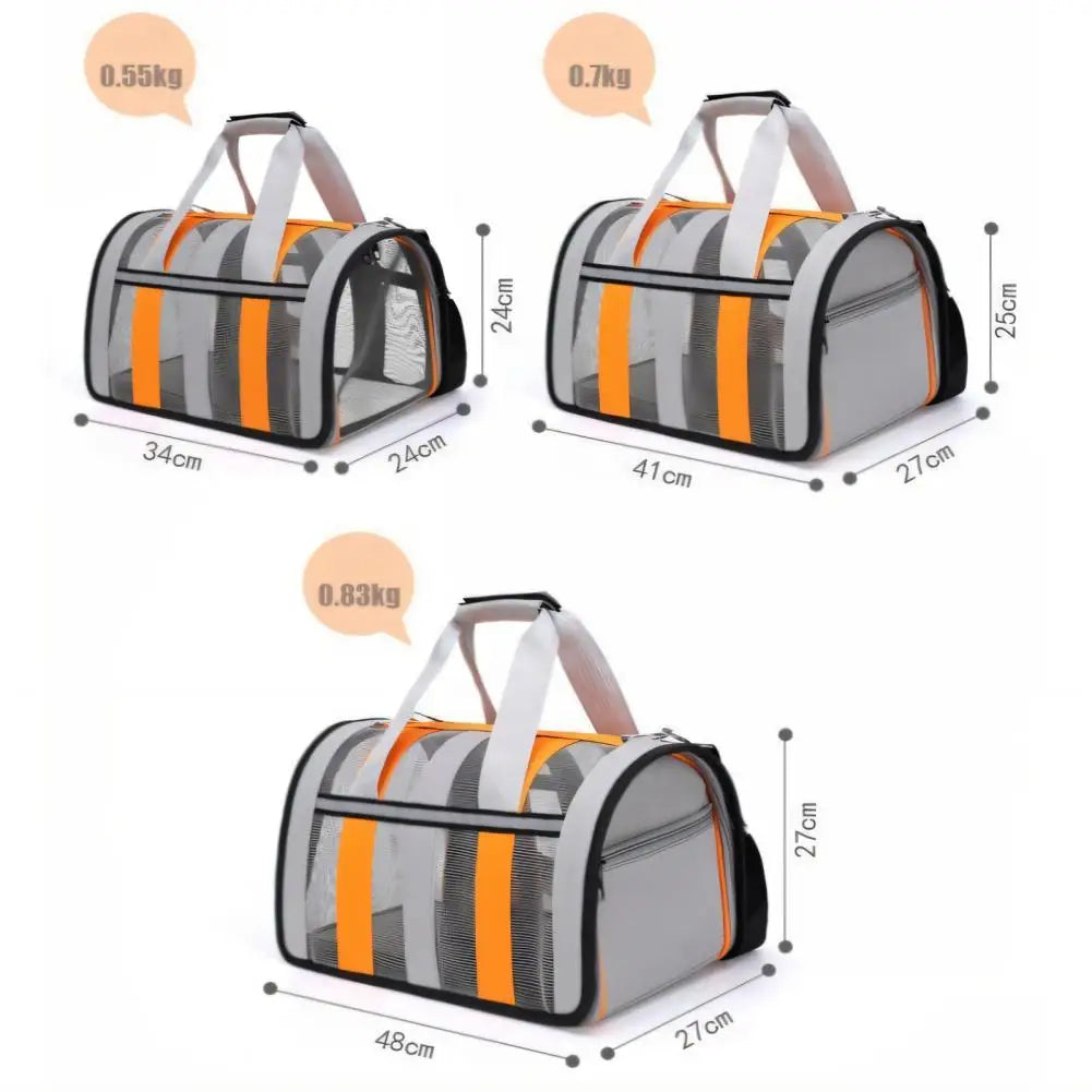 Pet Travel Bag, Airline Approved Luggage Bag, Pet Travel Carry Bag Suitable For Dogs, Cats And Puppies, Size S M  L
