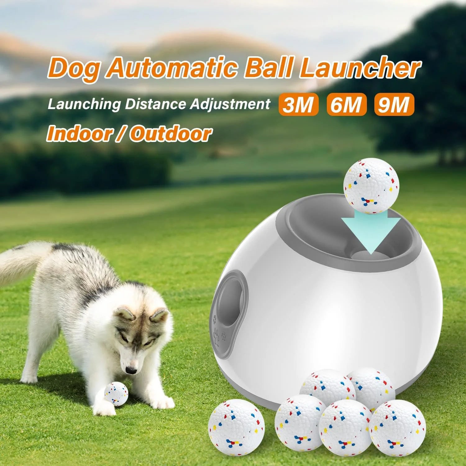 Intelligent pet toy serving device, adjustable pet throwing device for relieving boredom, adjustable pet dog interactive transmi