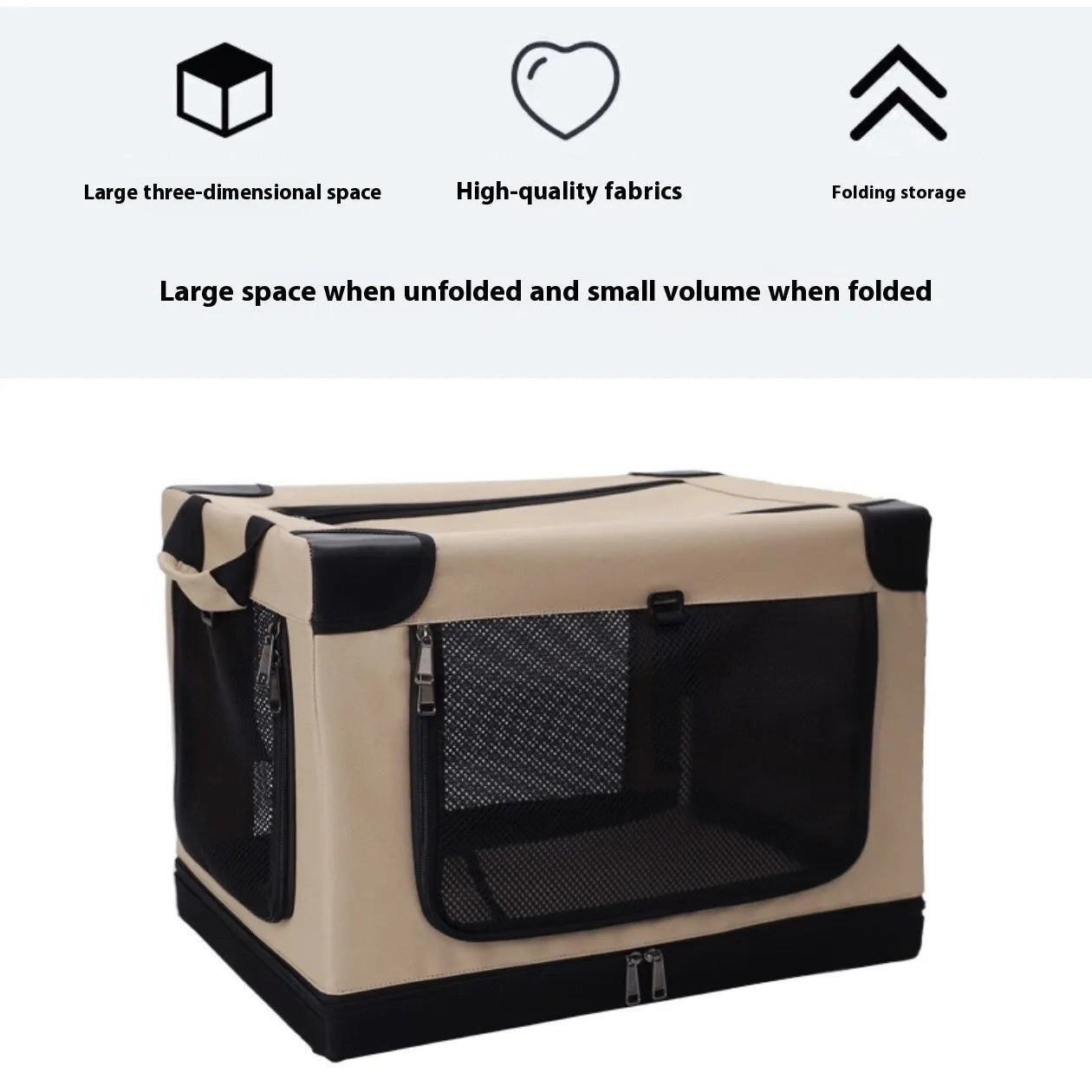 Pet Carrier Travel Safety Carrier Bags for Pets Dog Soft-Sided Carrier for Large Dogs Portable Car Seat Kennelm dog accessories