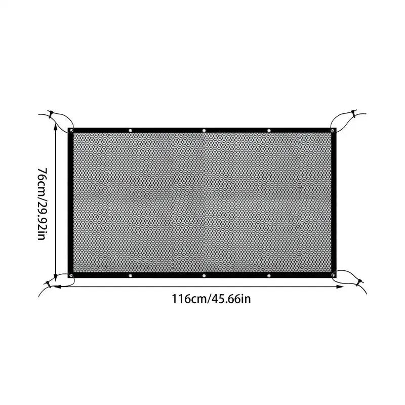 Car Dog Barrier Net Adjustable Pet Safety Divider Between Seat Heavy-Duty Foldable Isolation Net Non-slip Car Accessories For