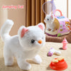 2025 New 13PCS Cute Electronic Pet Cat Toy Children's Simulation Electric Plush Kitten Portable Children's Toy Gift