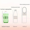 Pet Travel Water Bottle Portable with Food Container Foldable 2in1 Pet Outdoor Bowl Puppy Dog Cat Travel Drinking Food Feeder