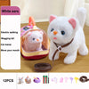 2025 New 13PCS Cute Electronic Pet Cat Toy Children's Simulation Electric Plush Kitten Portable Children's Toy Gift