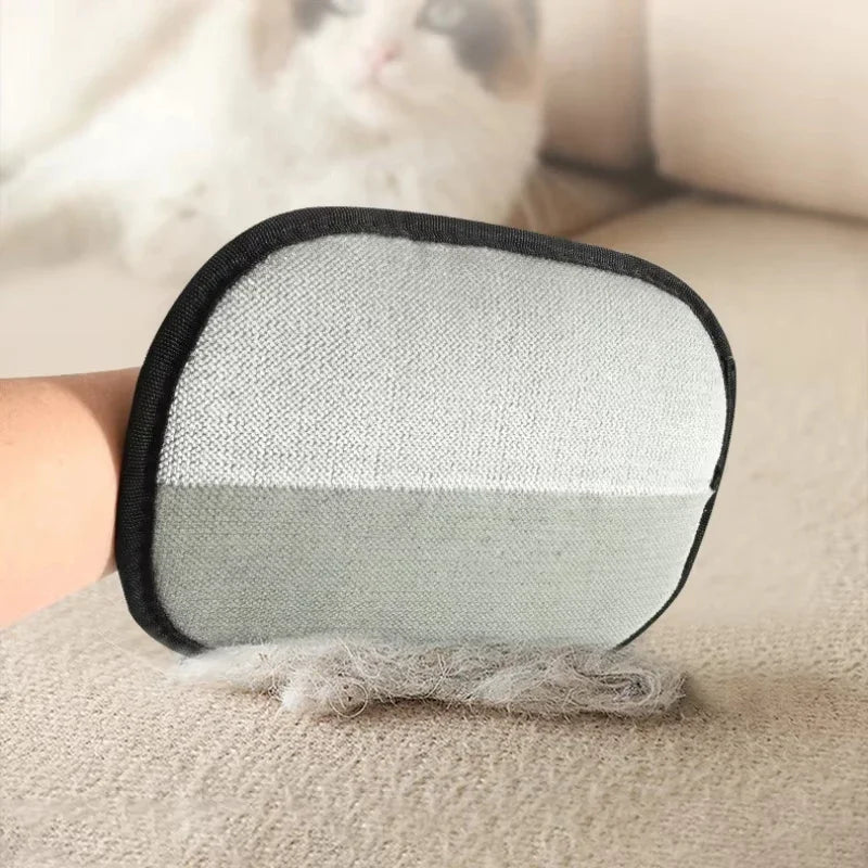 Pet Grooming Gloves Static Dedusting Brush Pet Hair Remover Brush Removing Dog Cat Hair From Sofa Carpet Clothes Tool Supplies