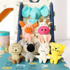 Cute Dog Plush Toys Teething Chew Squeak Dog Toys For Small Medium Breed Cat Bite Resistant Squeaky Juguetes Para Perros Cat Toy